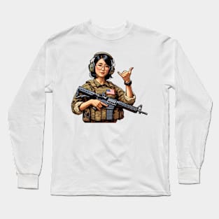 Tactical Girl Long Sleeve T-Shirt